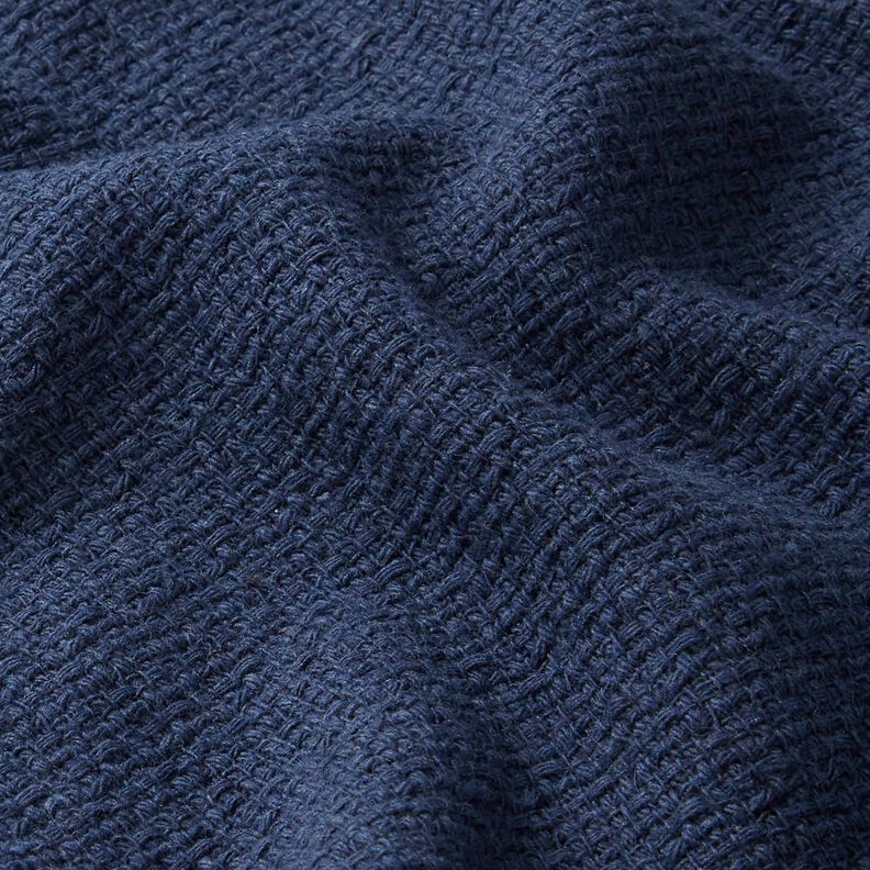 Kostümstoff grob gewebt – marineblau,  image number 2