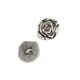 Metallknopf Rose,  thumbnail number 2