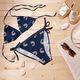 Badeanzugstoff abstrakte Regenbögen – marineblau,  thumbnail number 5