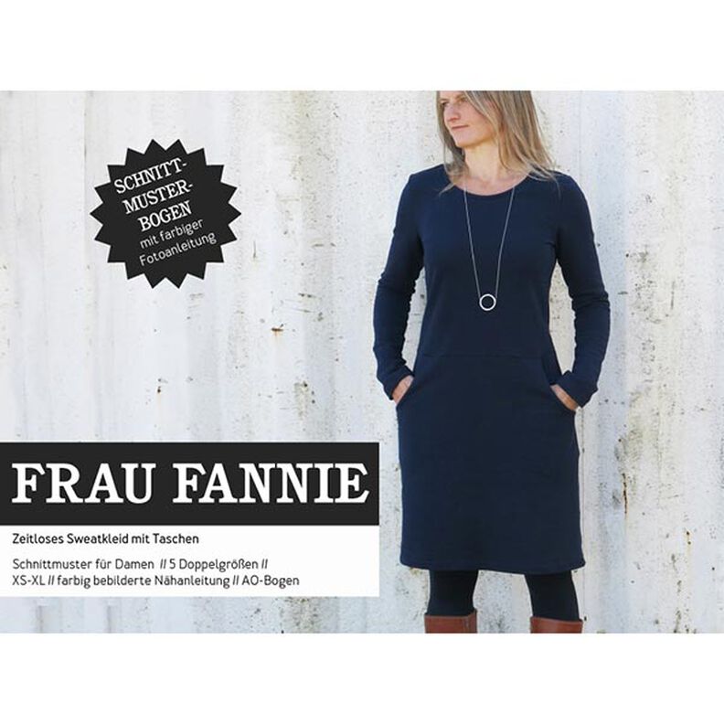 FRAU FANNIE-vielseitiges Sweatkleid | Studio Schnittreif | XS-XL,  image number 1