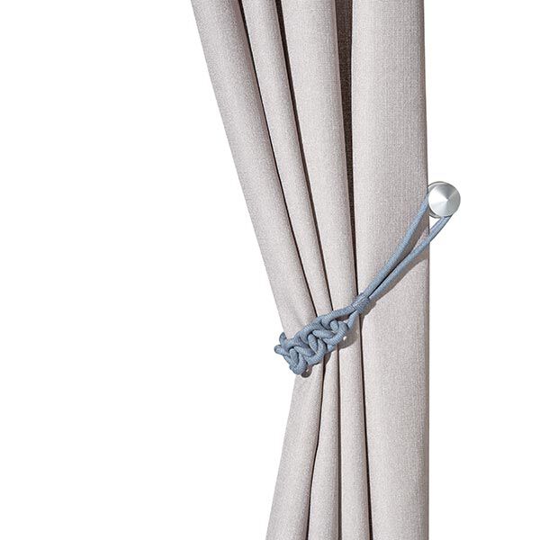 Raffhalter mit Zierknoten [80cm] – dunkelbeige | Gerster,  image number 2