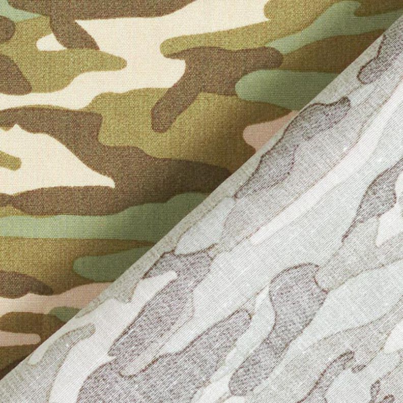 Popeline Camouflage – hellkhaki,  image number 4
