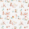 Baumwollstoff Popeline Buchstaben-Party – weiss,  thumbnail number 1