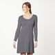 Baumwolljersey Medium Uni – dunkelgrau,  thumbnail number 6