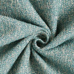 Polsterstoff bunt gewebt – hellpetrol/helltaupe, 