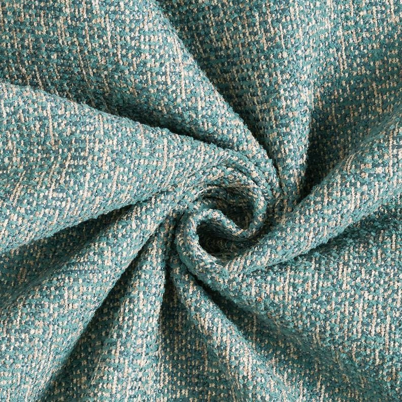 Polsterstoff bunt gewebt – hellpetrol/helltaupe, image number 1