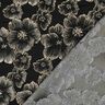 Jacquard 3D Effekt Blumen – schwarz/mandel,  thumbnail number 4