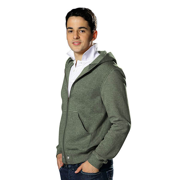 Sweatshirt angeraut Premium – dunkelpinie,  image number 4