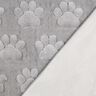 Kuschelfleece Hundepfoten – elefantengrau,  thumbnail number 4