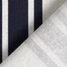 Dekostoff Panama Blockstreifen – schwarzblau/nebelgrau,  thumbnail number 4