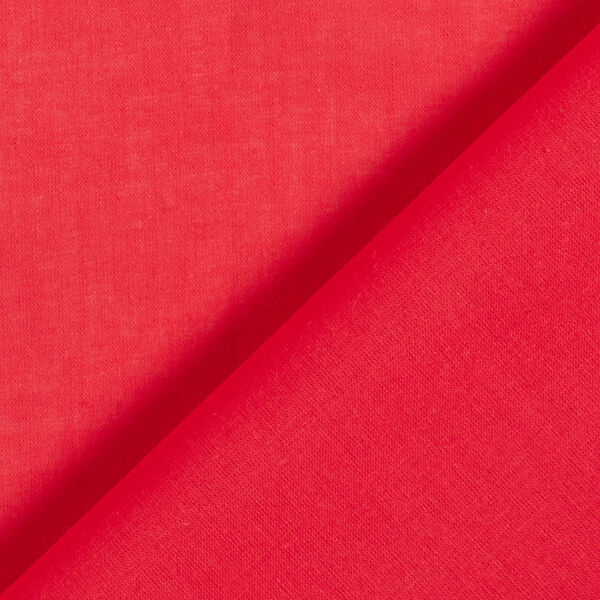 Baumwollbatist Uni – rot | Reststück 90cm