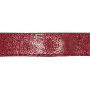 Taschengurtband Kunstleder – bordeauxrot, 