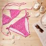 Badeanzugstoff Mini Tupfen – intensiv pink/weiss,  thumbnail number 8