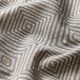 Dekostoff Halbpanama Ethno-Rauten – grau/natur,  thumbnail number 2