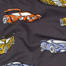 French Terry Sommersweat Rennautos | Poppy Fabrics – grau,  thumbnail number 2