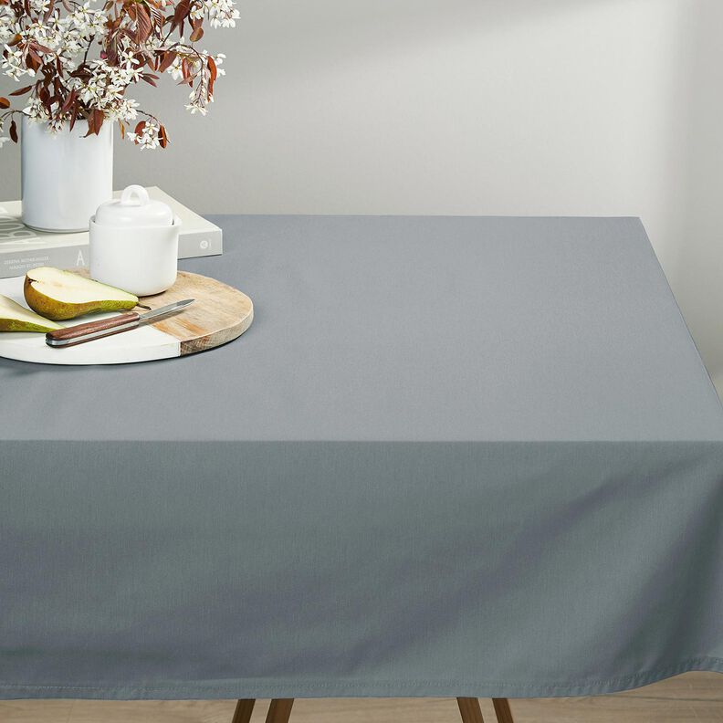 Baumwollstoff Cretonne Uni – perlgrau, image number 5