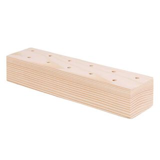 Holzständer für Trockenblumen [ 21 x 4 x 5 cm ] | Rico Design – natur, 