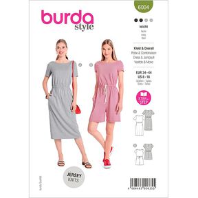 Sommerkleid / Jumpsuit | Burda 6004 | 34-44, 