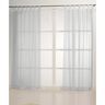 Gardinenstoff Voile Leinenlook 300 cm – silbergrau,  thumbnail number 5