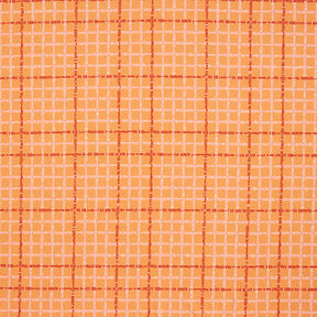 GOTS Baumwolljersey Checks | Tula – orange/terracotta, 