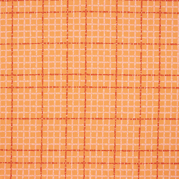 GOTS Baumwolljersey Checks | Tula – orange/terracotta,  image number 1