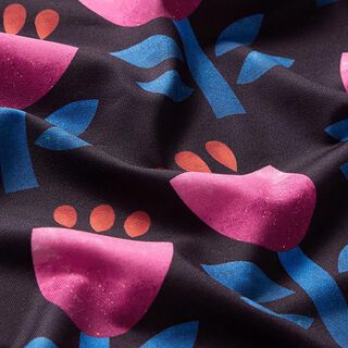 PERFORMANCE Jersey BLOSSOM | Hamburger Liebe | Albstoffe – schwarz/pink, 