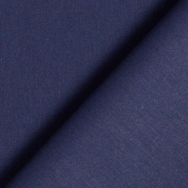 Baumwollpopeline Uni – marineblau | Reststück 50cm