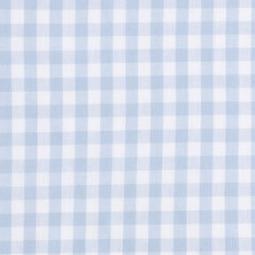 Baumwollstoff Vichykaro 1 cm – helljeansblau/weiss, 