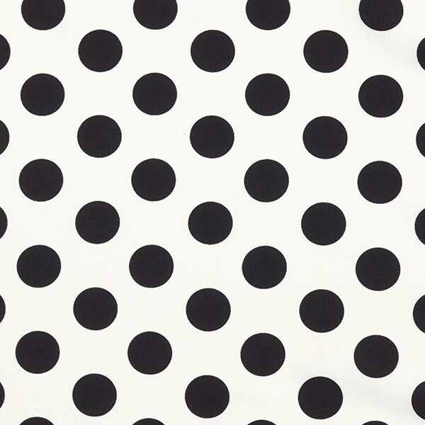 Kreppgewebe Polka Dots [2,5 cm] – weiss,  image number 1