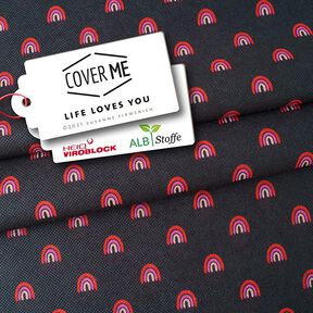 SHIELD CoverMe HEIQ Viroblock Life Loves you – schwarz | Albstoffe, 