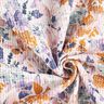 Waffelpiqué Aquarellblumen | Poppy Fabrics – weiss/lavendel,  thumbnail number 3