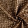 Cloqué Glitzer-Hahnentritt – mittelbraun,  thumbnail number 3