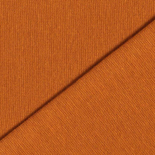 Bündchenstoff Uni – terracotta