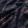 Baumwolljersey Goldsprenkel | Glitzerpüppi – schwarzblau/dunkelaltrosa,  thumbnail number 2