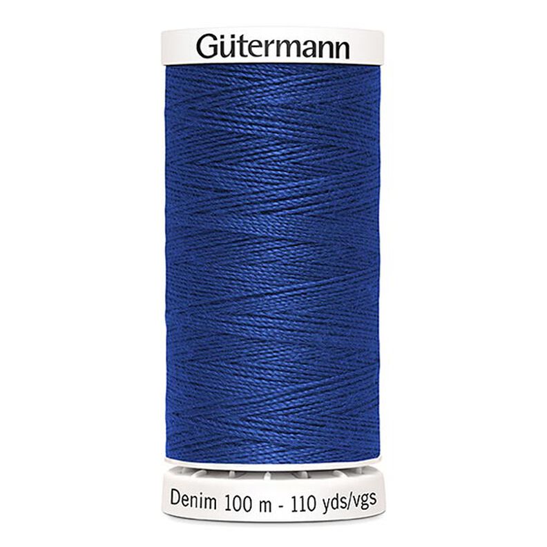 Jeansgarn [6756] | 100 m | Gütermann – königsblau,  image number 1