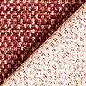 Polsterstoff bunte Boucléoptik – bordeauxrot/creme,  thumbnail number 3