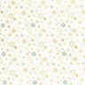 Baumwollstoff Popeline große Sterne – wollweiss/gold,  thumbnail number 6