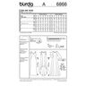 Abendkleid | Überkleid | Burda 6866 | 36-48,  thumbnail number 4