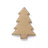Applikation Filz Weihnachtsbaum [4 cm] – beige,  thumbnail number 1