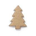Applikation Filz Weihnachtsbaum [4 cm] – beige, 