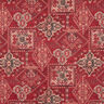 Dekostoff Halbpanama Kelim Teppich – karminrot,  thumbnail number 1