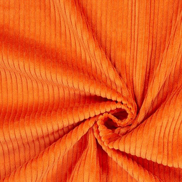 Breitcord Uni – orange | Reststück 140cm