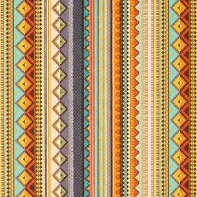 Cretonne Baumwollstoff Inka – terracotta, 