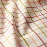 Beschichtete Baumwolle bunte Karos – beige/rot,  thumbnail number 3