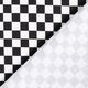 Baumwolljersey Schachbrett [9 mm] – schwarz/weiss,  thumbnail number 4