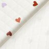 Doubleface bunte Herzen – elfenbein,  thumbnail number 4