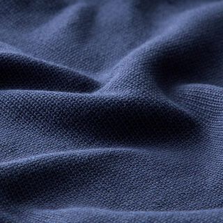 Baumwoll-Strickstoff – marineblau, 