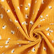 Baumwoll-Musselin Margeriten – currygelb,  thumbnail number 3