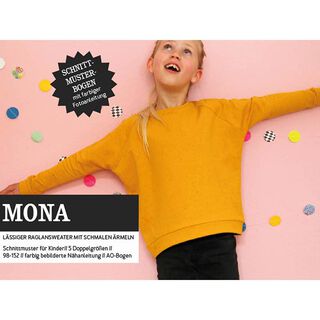 MONA Raglansweater mit schmalen Ärmeln | Studio Schnittreif | 98-152, 