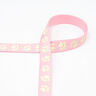 Reflektor-Webband Hundeleine Pfoten [20 mm] – rosa,  thumbnail number 2